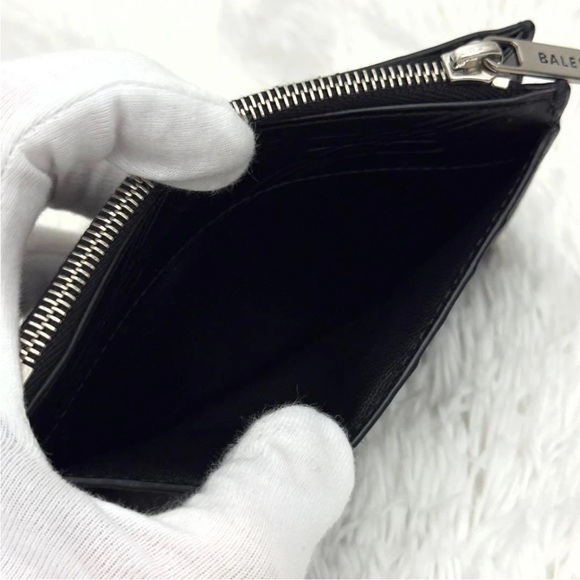Balenciaga Black Embossed Pouch - Picture 10 of 13